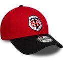 new-era-curved-brim-9forty-team-stade-toulousain-top-14-red-and-black-snapback-cap