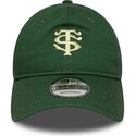 new-era-curved-brim-9twenty-seasonal-stade-toulousain-top-14-green-adjustable-cap