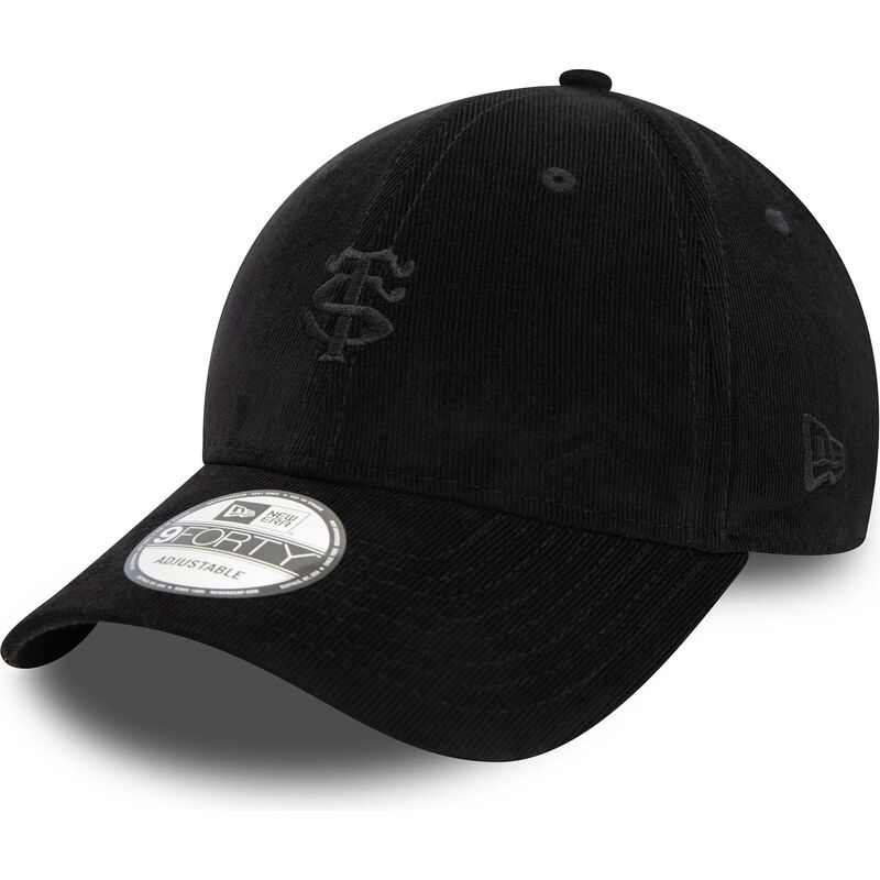 new-era-curved-brim-black-logo-9forty-baby-cord-stade-toulousain-top-14-black-adjustable-cap