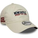 new-era-curved-brim-9twenty-wordmark-howay-the-lads-newcastle-united-football-club-premier-league-beige-adjustable-cap