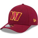 new-era-curved-brim-9forty-m-crown-team-washington-commanders-nfl-red-snapback-cap