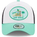 new-era-a-frame-location-miami-green-and-white-trucker-hat