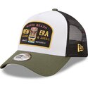 new-era-a-frame-location-icon-hawaii-green-and-white-trucker-hat