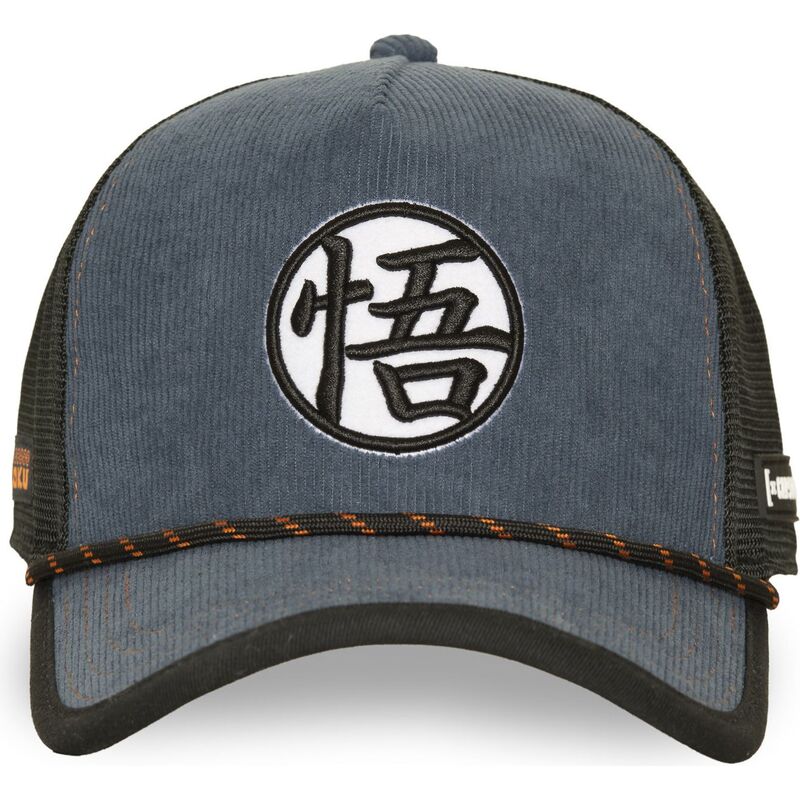 capslab-dbs9-sym-dragon-ball-navy-blue-and-black-trucker-hat capslab-dbs9-sym-dragon-ball-navy-blue-and-black-trucker-hat