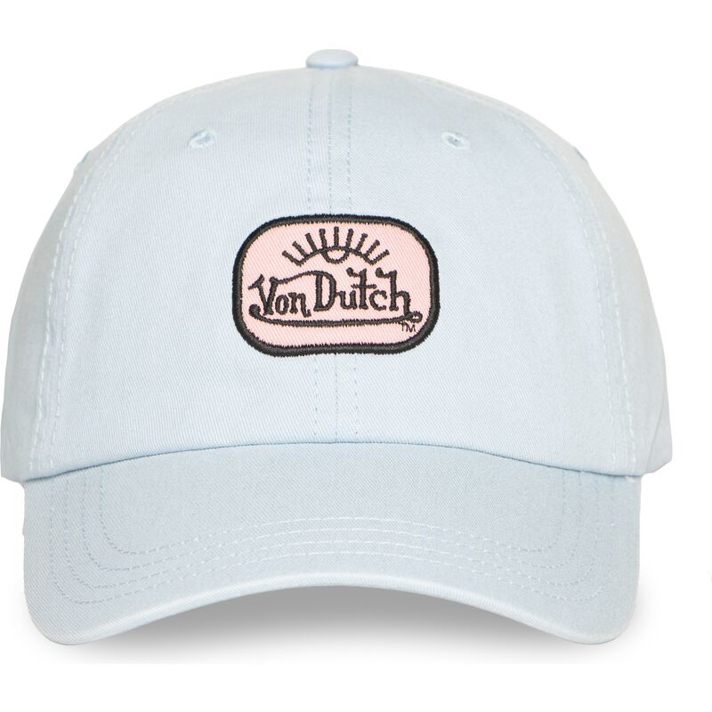 von-dutch-curved-brim-log11-light-blue-adjustable-cap von-dutch-curved-brim-log11-light-blue-adjustable-cap