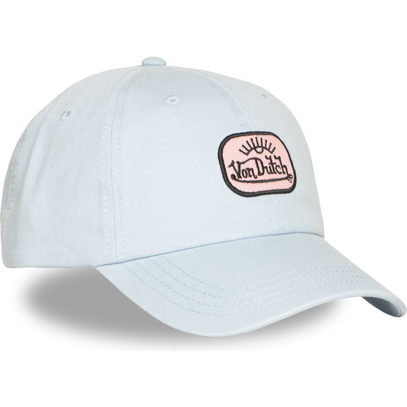 von-dutch-curved-brim-log11-light-blue-adjustable-cap von-dutch-curved-brim-log11-light-blue-adjustable-cap