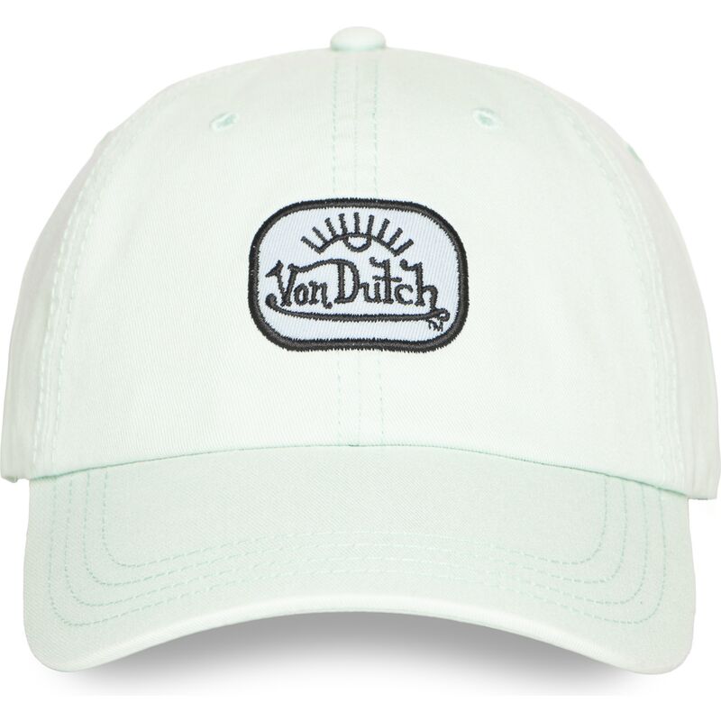 von-dutch-curved-brim-log12-light-green-adjustable-cap