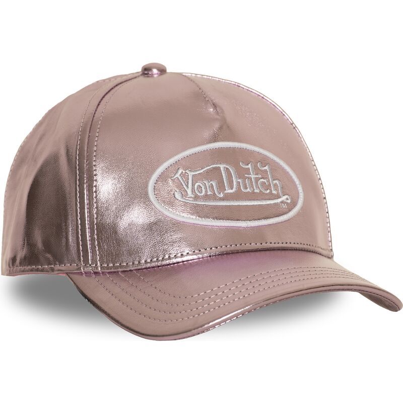von-dutch-curved-brim-shinr-pink-adjustable-cap