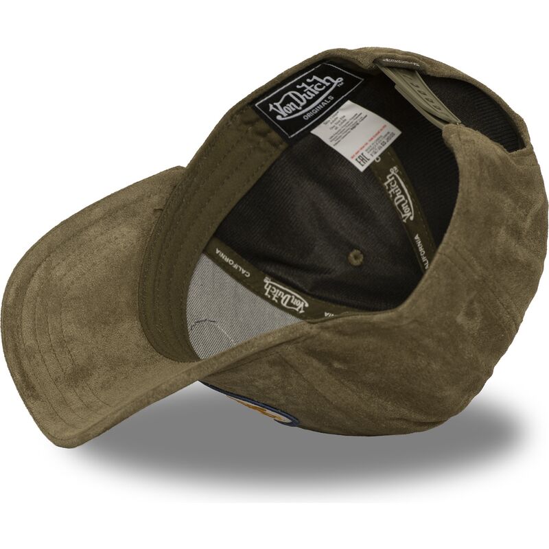 von-dutch-curved-brim-fur-fk-green-snapback-cap