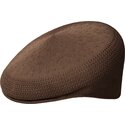 kangol-tropic-504-ventair-brown-flat-cap