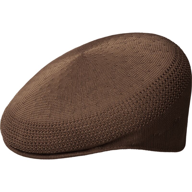 kangol-tropic-504-ventair-brown-flat-cap