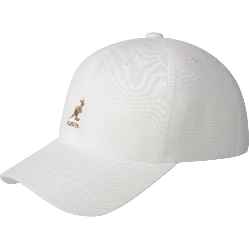 kangol-curved-brim-washed-baseball-white-adjustable-cap