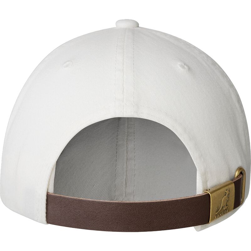 kangol-curved-brim-washed-baseball-white-adjustable-cap