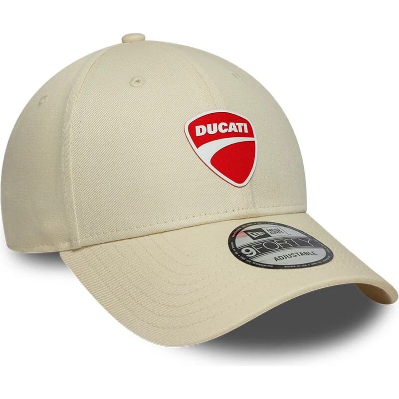 new-era-curved-brim-9forty-core-ducati-motor-motogp-beige-adjustable-cap
