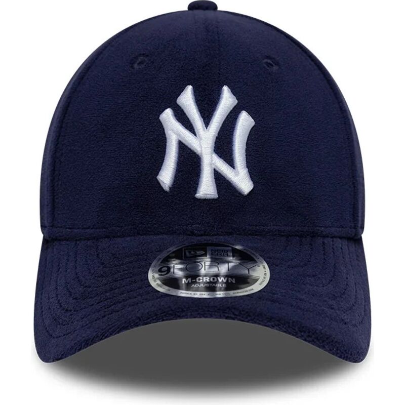 new-era-curved-brim-9forty-m-crown-fleece-new-york-yankees-mlb-navy-blue-snapback-cap