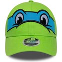 new-era-curved-brim-youth-leonardo-9forty-m-crown-face-teenage-mutant-ninja-turtles-green-snapback-cap