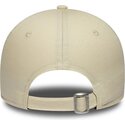new-era-curved-brim-women-black-logo-9forty-infill-los-angeles-dodgers-mlb-beige-adjustable-cap