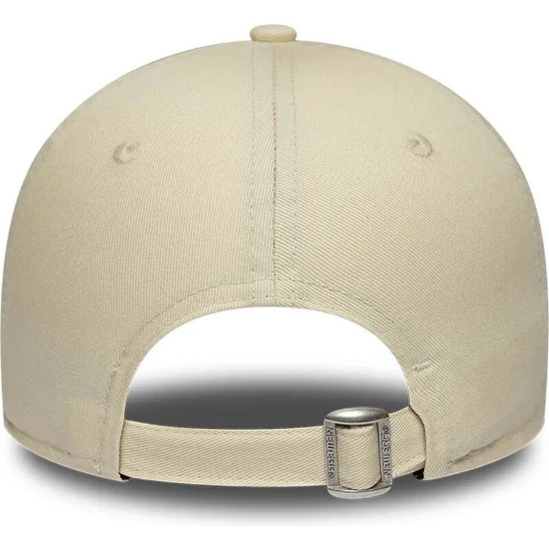 new-era-curved-brim-women-black-logo-9forty-infill-los-angeles-dodgers-mlb-beige-adjustable-cap
