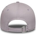 new-era-curved-brim-youth-9forty-league-essential-new-york-yankees-mlb-light-purple-adjustable-cap