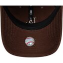 new-era-curved-brim-brown-logo-9twenty-washed-midi-logo-los-angeles-dodgers-mlb-brown-adjustable-cap