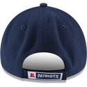 new-era-curved-brim-9forty-the-league-new-england-patriots-nfl-navy-blue-adjustable-cap