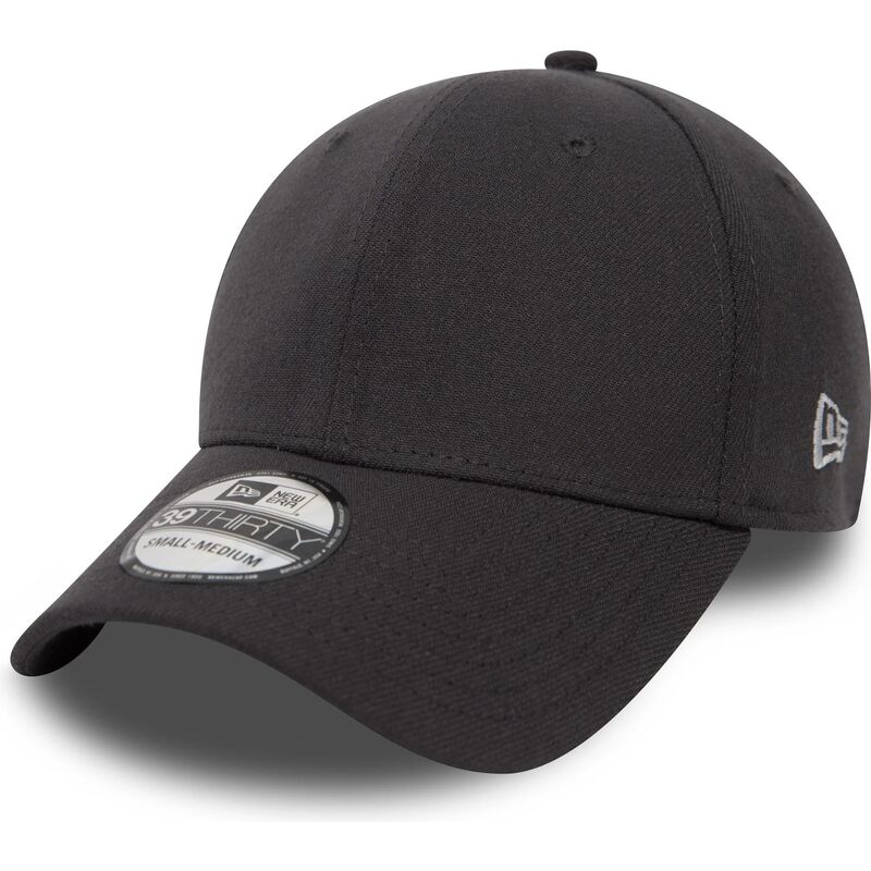 new-era-curved-brim-dark-grey-39thirty-basic-flag-grey-fitted-cap new-era-curved-brim-dark-grey-39thirty-basic-flag-grey-fitted-cap