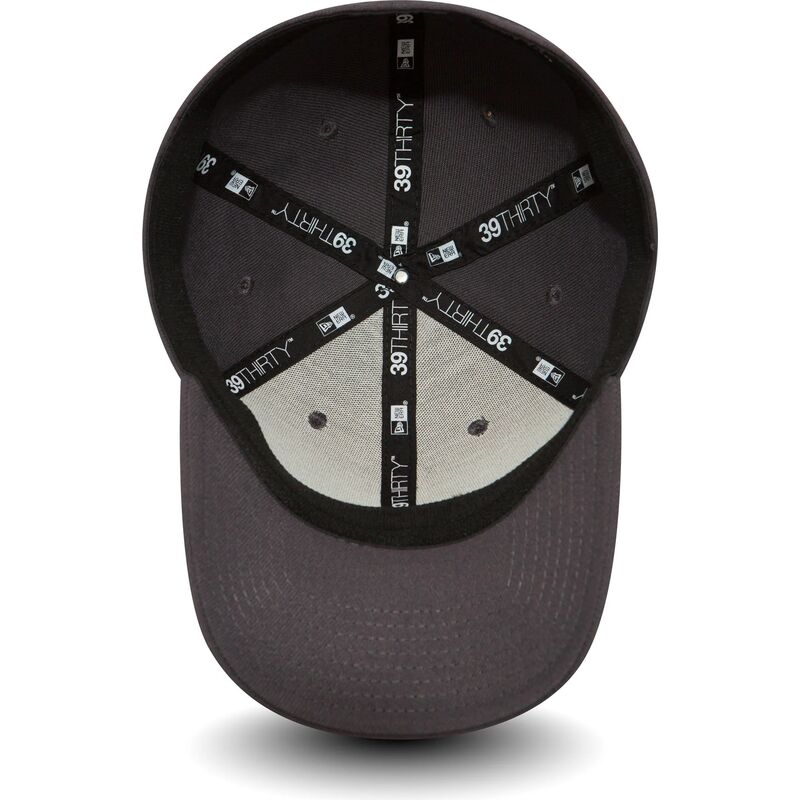 new-era-curved-brim-dark-grey-39thirty-basic-flag-grey-fitted-cap new-era-curved-brim-dark-grey-39thirty-basic-flag-grey-fitted-cap