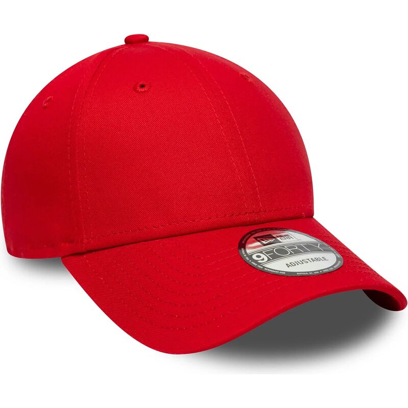 new-era-curved-brim-9forty-basic-flag-red-adjustable-cap