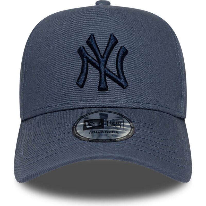 new-era-curved-brim-navy-blue-logo-e-frame-league-essential-new-york-yankees-mlb-blue-snapback-cap new-era-curved-brim-navy-blue-logo-e-frame-league-essential-new-york-yankees-mlb-blue-snapback-cap