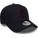 new-era-curved-brim-red-logo-e-frame-team-outline-new-york-yankees-mlb-navy-blue-snapback-cap