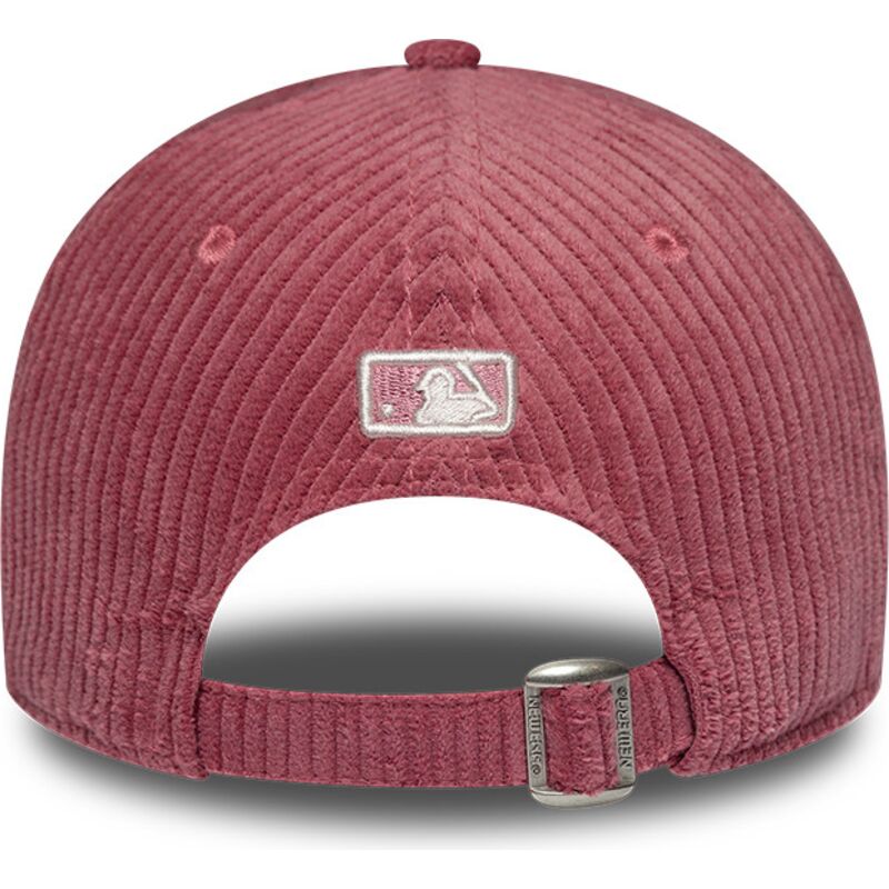 new-era-curved-brim-women-9forty-m-crown-chunky-cord-new-york-yankees-mlb-pink-adjustable-cap new-era-curved-brim-women-9forty-m-crown-chunky-cord-new-york-yankees-mlb-pink-adjustable-cap