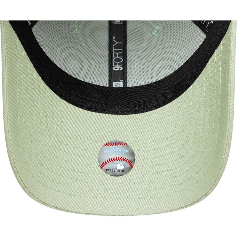 new-era-curved-brim-9forty-league-ess-9forty-league-essential-los-angeles-dodgers-mlb-light-green-adjustable-cap
