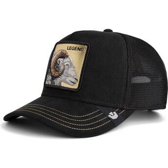 Goorin Bros. Goat Golden Legend Original Recipe The Farm Black Trucker Hat