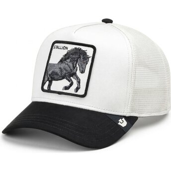 Goorin Bros. Horse Digital Stallion Split Decision The Farm White and Black Trucker Hat