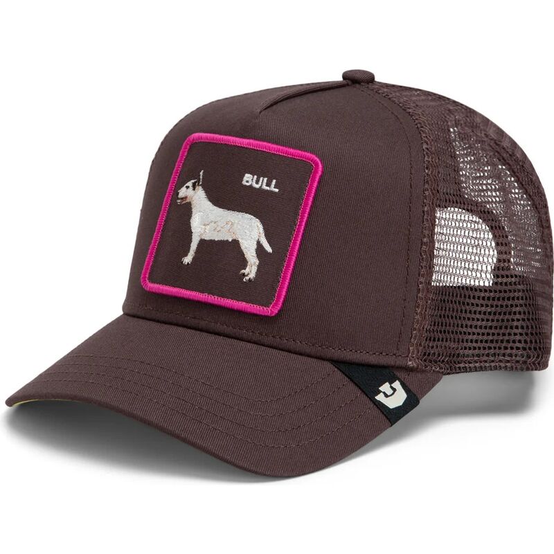 goorin-bros-dog-shadow-bull-terrier-off-the-leash-the-farm-brown-trucker-hat goorin-bros-dog-shadow-bull-terrier-off-the-leash-the-farm-brown-trucker-hat