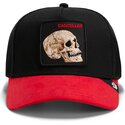 goorin-bros-cancelled-skull-trucker-microsuede-the-farm-black-and-red-trucker-hat