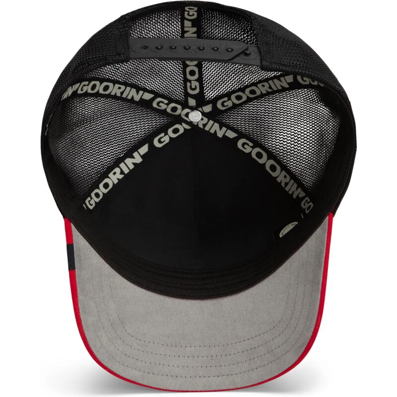 goorin-bros-cancelled-skull-trucker-microsuede-the-farm-black-and-red-trucker-hat goorin-bros-cancelled-skull-trucker-microsuede-the-farm-black-and-red-trucker-hat