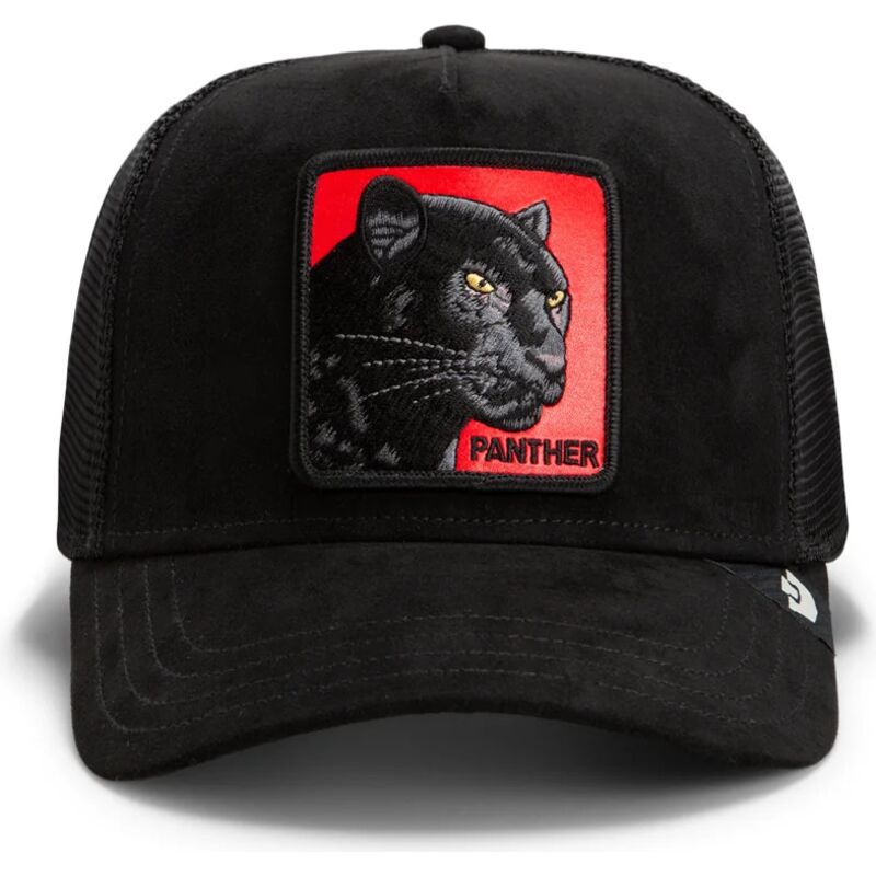 goorin-bros-panther-pantera-nera-rossa-microsuede-the-farm-black-and-red-trucker-hat goorin-bros-panther-pantera-nera-rossa-microsuede-the-farm-black-and-red-trucker-hat