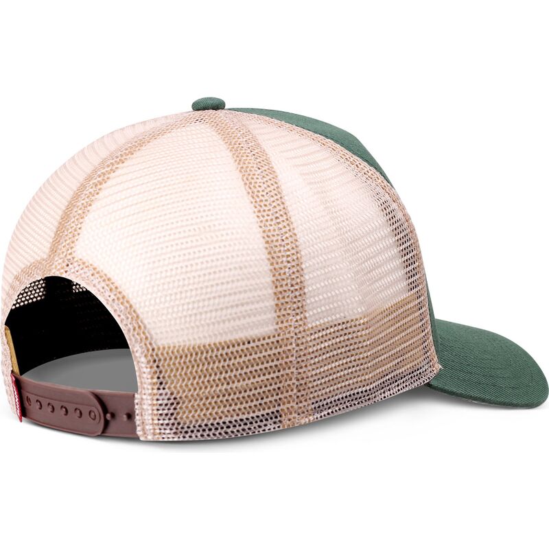 djinns-hft-do-nothing-club-weird-vibes-frog-green-and-beige-trucker-hat djinns-hft-do-nothing-club-weird-vibes-frog-green-and-beige-trucker-hat