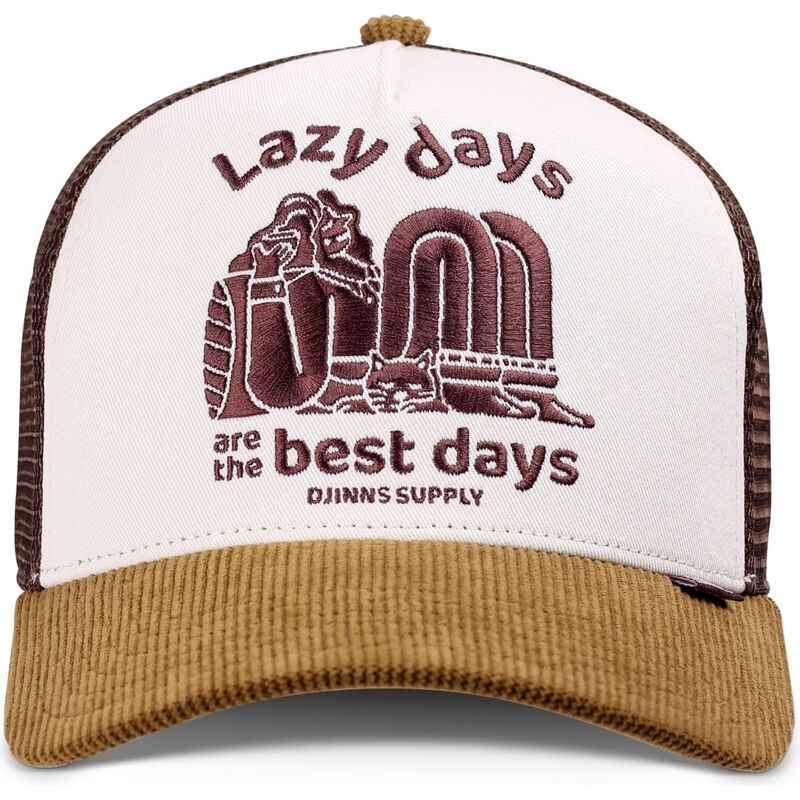 djinns-hft-lazy-days-brown-and-white-trucker-hat djinns-hft-lazy-days-brown-and-white-trucker-hat