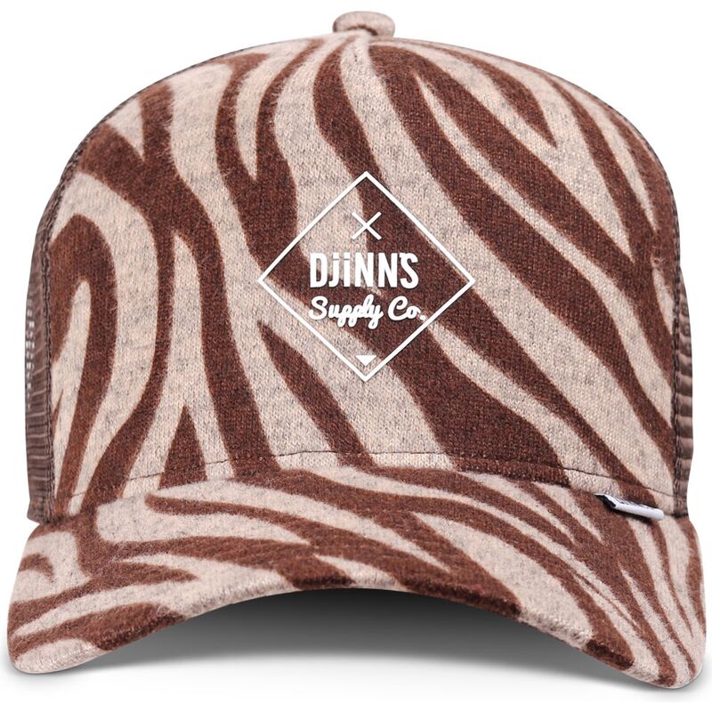 djinns-hft-rubbertigerstripes-brown-trucker-hat djinns-hft-rubbertigerstripes-brown-trucker-hat