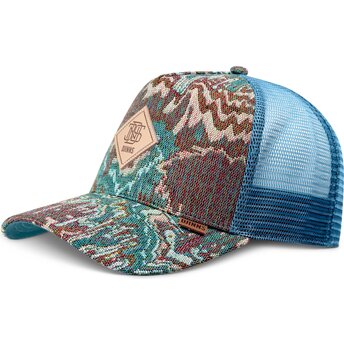Djinns HFT Color Explo Multicolor and Blue Trucker Hat