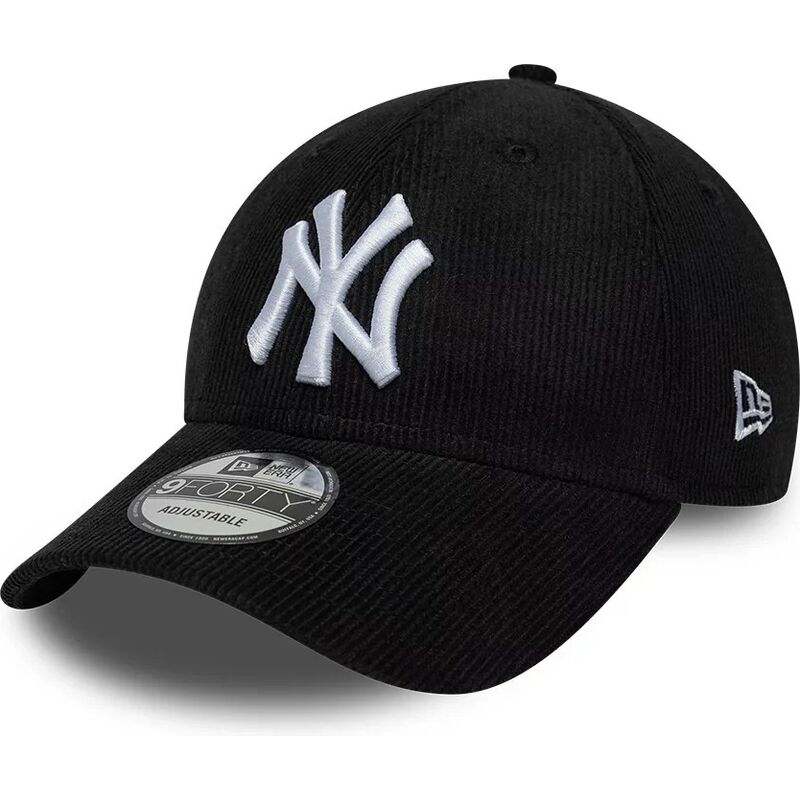 new-era-curved-brim-9forty-entry-cord-new-york-yankees-mlb-black-snapback-cap