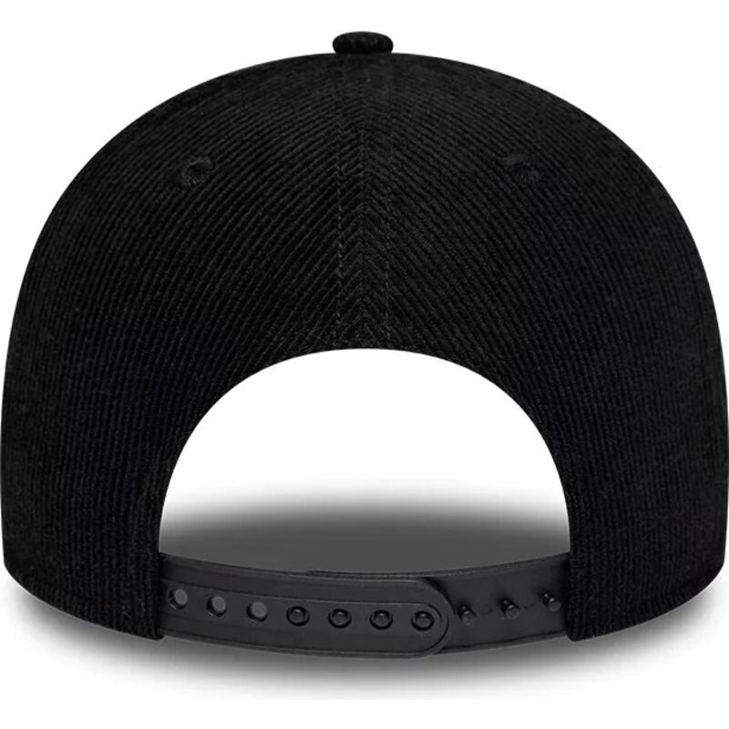 new-era-curved-brim-9forty-entry-cord-new-york-yankees-mlb-black-snapback-cap
