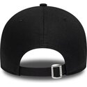 new-era-curved-brim-dark-green-logo-9forty-league-essential-new-york-yankees-mlb-black-adjustable-cap