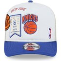 new-era-hardwood-classics-9fifty-a-frame-precurved-new-york-knicks-nba-white-and-blue-trucker-hat