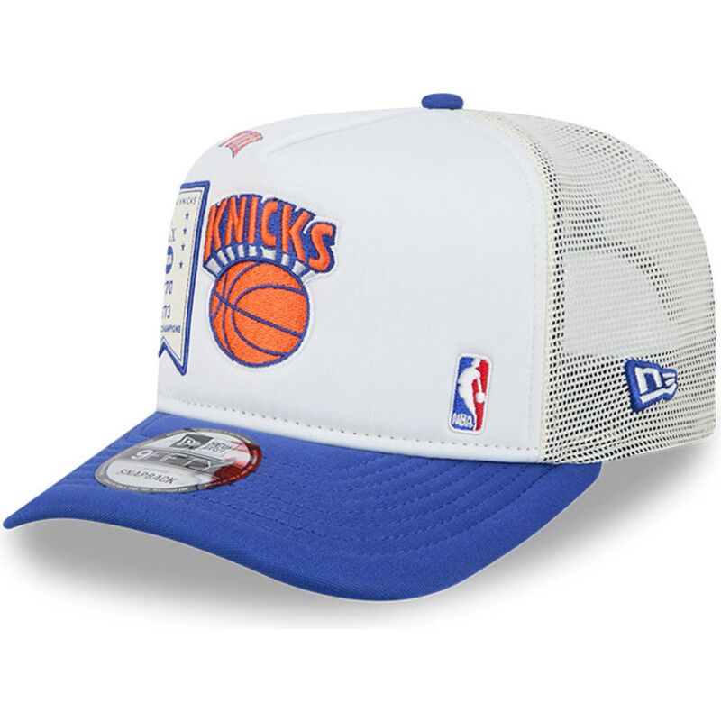 new-era-hardwood-classics-9fifty-a-frame-precurved-new-york-knicks-nba-white-and-blue-trucker-hat new-era-hardwood-classics-9fifty-a-frame-precurved-new-york-knicks-nba-white-and-blue-trucker-hat