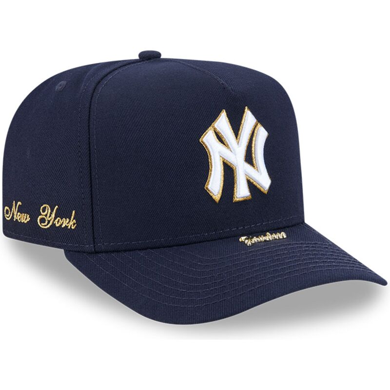 new-era-curved-brim-9fifty-a-frame-precurved-visor-pin-new-york-yankees-mlb-navy-blue-snapback-cap