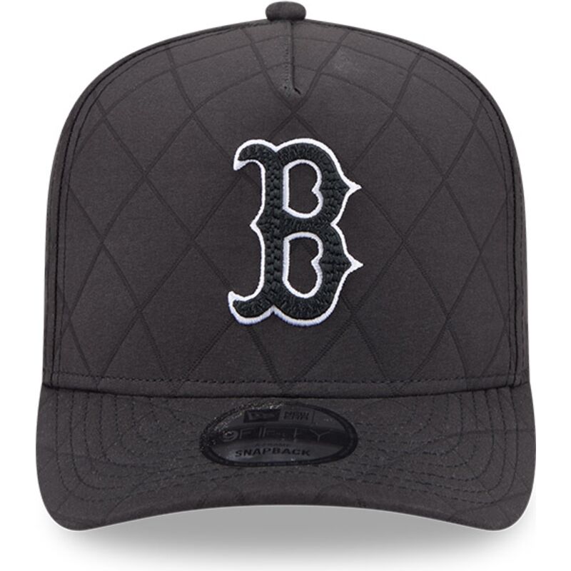 new-era-curved-brim-black-logo-9fifty-a-frame-precurved-checkered-boston-red-sox-mlb-black-snapback-cap new-era-curved-brim-black-logo-9fifty-a-frame-precurved-checkered-boston-red-sox-mlb-black-snapback-cap