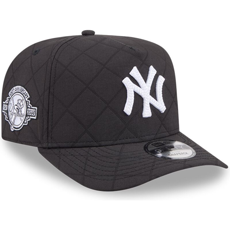 new-era-curved-brim-9fifty-a-frame-precurved-checkered-new-york-yankees-mlb-black-snapback-cap new-era-curved-brim-9fifty-a-frame-precurved-checkered-new-york-yankees-mlb-black-snapback-cap